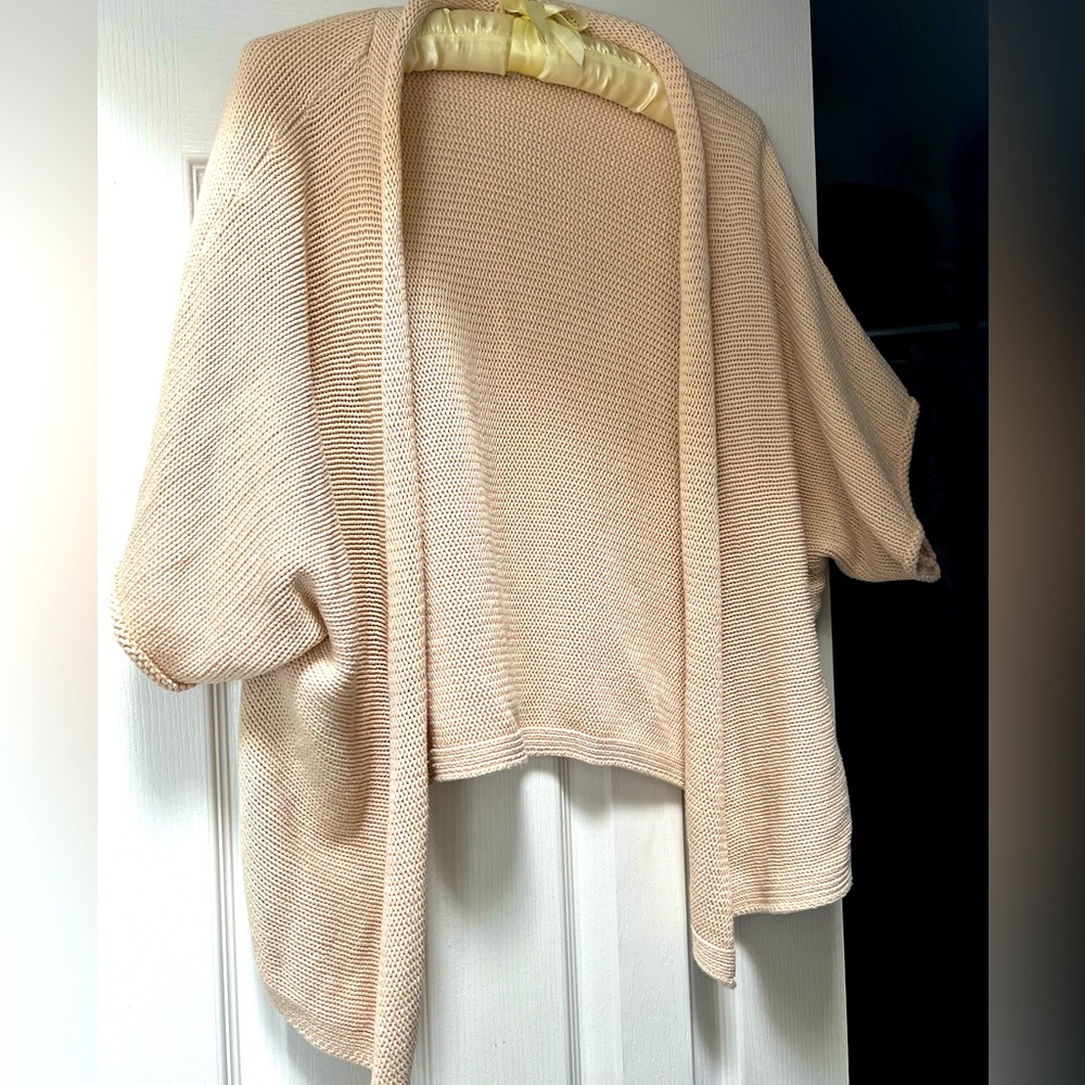 Crocheted, light-weight sweater. Lightly worn